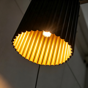 <b>Black</b> Gold Pendant <b>Light</b> Metal Chandelier Cylinder Hanging Lamp Modern European Ceiling Lighting for Hotel Home - Product Image 3