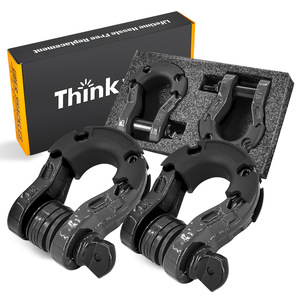 ชุดอุปกรณ์ยึดจับแบบถอดได้ Think Tank Bow Shackles ขนาด 22.22 มม. พร้อมสลักเกลียวแบบ Imperial รับน้ำหนักได้ 8 ตัน สำหรับงานลากจูงหนัก - Product Image 1