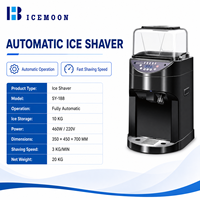 Broyeur à glace haute puissance 8 kg/min, machine à glace pilée premium, capacité de stockage 8-10 kg, broyeur et concasseur à glace automatique commercial 110-240V