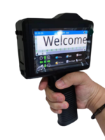 Pistola impresora de inyección de tinta portátil inteligente con pantalla táctil LED HD y tinta de secado rápido para la industria de codificación y etiquetado