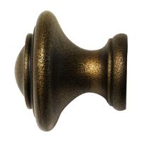 Embouts décoratifs modernes pour tringle à rideaux, embouts métalliques pour tringle à draperie avec accessoires de montage