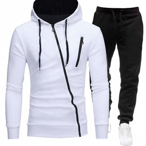 Vêtements de sport de gymnastique d'hiver de qualité supérieure pour hommes Survêtement à capuche Imprimé Jogger Sports Running Set Maternité Caractéristique Solide - Product Image 1