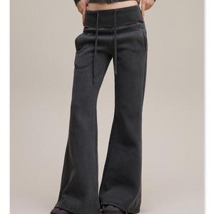 <span class=keywords><strong>Pantaloni</strong></span> invernali 400g in peluche a <span class=keywords><strong>vita</strong></span> <span class=keywords><strong>alta</strong></span> Y2k <span class=keywords><strong>pantaloni</strong></span> morbidi a forma svasata <span class=keywords><strong>pantaloni</strong></span> della tuta svasati da <span class=keywords><strong>donna</strong></span> <span class=keywords><strong>pantaloni</strong></span> alla moda da <span class=keywords><strong>donna</strong></span> - Product Image 1