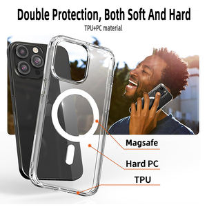 TPU + PC Charge sans fil antichoc transparente pour étui <span class=keywords><strong>iPhone</strong></span> pour <span class=keywords><strong>iPhone</strong></span> XR 11 12 13 14 15 16 - Product Image 3