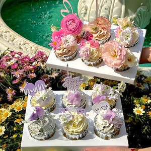 Decoración de Pastel Acrílica para el Día de la Madre con Diseño de Miel y Dulzura, Adorno para Cupcakes Estilo Ins, Decoración de Plástico para Pastel para el Día de la Madre - Product Image 3