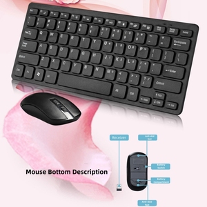 Bán Buôn Tại Chỗ Cross-Biên Giới Độc Quyền Không Dây 2.4G Mini Bàn Phím Và Chuột Đặt Văn Phòng Sinh Viên Không Dây Bàn Phím Và Chuột Đặt - Product Image 3