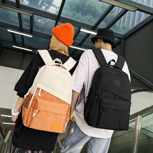 Dropshipping Canvas Waterproof 15.6 Inch <b>Laptop</b> <b>Backpack</b> Portable College Casual School Travel Bag - Product Image 5