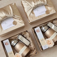 Coffret cadeau couleur champagne avec produits de beauté et sac cadeau pour demoiselles d'honneur, fête prénuptiale, cadeau de salon