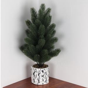 Arbre de Noël artificiel en gros, en plastique, pour décoration extérieure et intérieure, fausse verdure, Thanksgiving, Pâques - Product Image 4