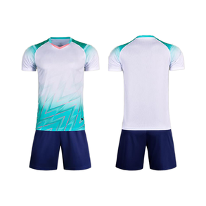 Оптовая продажа, Высококачественная Футбольная Одежда с логотипом на заказ, униформа для команды OEM, одежда из джерси с сетчатым материалом, персонализированные имена - Product Image 4