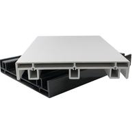 Profilé de gouttière de drainage de pluie en PVC, ABS, PP extrudé, design moderne et écologique pour fenêtres et portes