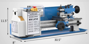 Semi Automatic 0618 Model Mini Metal Lathe Machine Industrial Lathe - Product Image 3