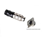 Impermeable IP67 tornillo de metal circular C091 m16 de sensor macho y hembra 2 4 8 12 Pin aisg ret control cable