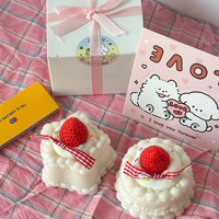 Bougie parfumée haut de gamme Gâteau aux fraises, Cadeau d'anniversaire, Coffret cadeau de Noël pour meilleure amie, sans fumée, idéal pour les occasions spéciales