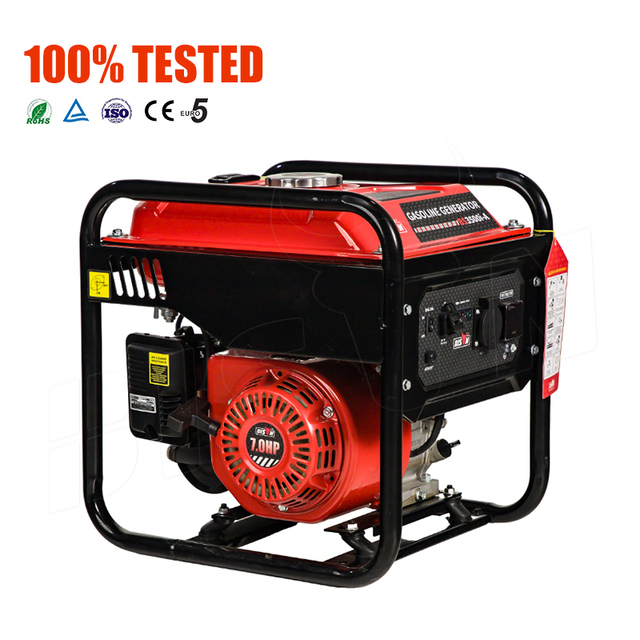 Wholesaling Portable Mini Camping Gasoline Power Recoil Starter 4 Stroke 210cc 110v 50hz/60hz Inverter Generator 3000w Bison