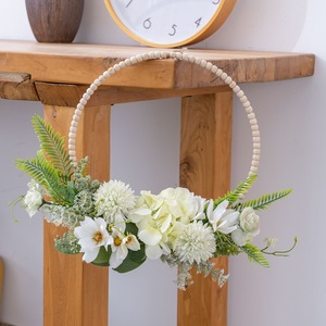 Décoration murale en fleurs d'hortensia artificiel Jingwen pour la maison et les mariages CF01396 - Product Image 1