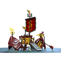 Équipement de terrain de jeu pour enfants en plein air Bettaplay, équipement de jeu de bateau pirate, ensemble de jeu de bateau, toboggan