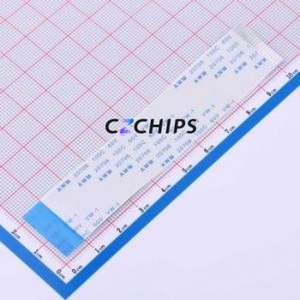 FFC-1.0-19-100-B-4-8 FFC Cable (Flexible Flat Cable) P=1mm Connector 19P 1mm 0.3mm Reverse - Product Image 1
