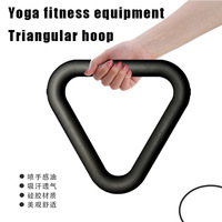 Anneau en fer triangulaire pour yoga, haltères, entraînement de force, Pilates, exercices