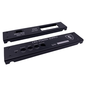 Servicio de Mecanizado CNC Personalizado, Panel de Equipo de Aleación de Aluminio Anodizado en Negro y Piezas de Carcasa Electrónica - Product Image 6