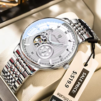 Nouvelle montre mécanique automatique pour homme POEDAGAR 1416, design creux, style élégant, montre de luxe pour homme