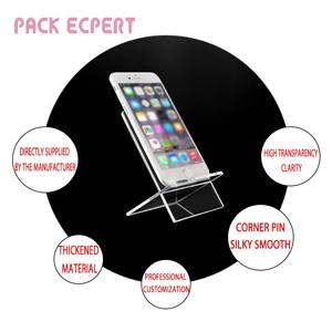 EDa Usine Ornement Portable Appliquer Centre Commercial <span class=keywords><strong>Comptoir</strong></span> Au Détail Famille Chambre Bureau Acrylique Téléphone Mobile Présentoir - Product Image 6