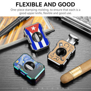 อุปกรณ์ตัดซิการ์ กรรไกรโลหะแบบสปริงรูปตัววี พกพาสะดวก คมกริบ ระดับไฮเอนด์ ของขวัญสำหรับคนรักยาสูบ - Product Image 4