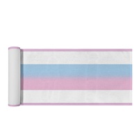 Chemin de table personnalisé Intersex (Phox Design) en polyester, motif arc-en-ciel gay, idéal pour les banquets d'événements spéciaux, les dîners à la maison