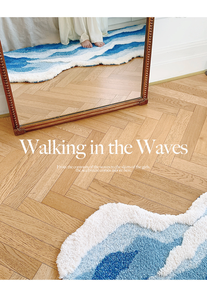 Atunus Nordic hình dạng không đều 3D microfiber rêu thảm mềm trang trí nhà Thảm cao đống Fluffy tufted rêu Tắm <span class=keywords><strong>Mat</strong></span> - Product Image 5