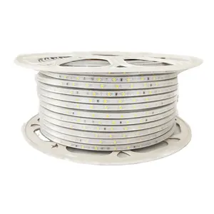 רצועת אור הוביל רצועת 220v smd 2835 3030 60led הוביל רצועת אור חיצונית עמיד למים גולת הכותרת