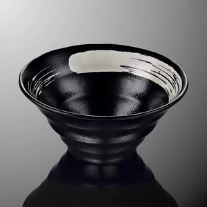 Bol <span class=keywords><strong>à</strong></span> ramen, fournitures pour restaurants <span class=keywords><strong>japonais</strong></span>, nouilles noires et rouges, fabriqué au Japon, vaisselle en mélamine de haute qualité, OEM personnalisé - Product Image 1