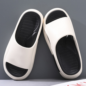 Sandales d'été pour couple, semelle souple, talon épais, résistantes à l'usure, pour hommes et femmes, vert avocat, blanc, taille 36 40 - Product Image 4