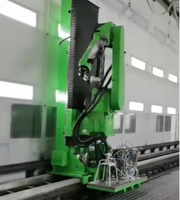 Ligne de peinture automatique programmable pour meubles en poudre, bras robotisé de peinture à 6 axes, robot de peinture de 1 kW, tension 380 V pour la peinture