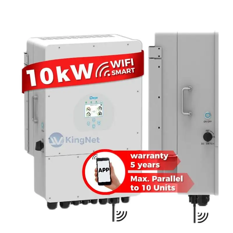 SUN-10K-SG04LP3-EU Năng Lượng Mặt Trời Hỗn Hợp Deye 10kW 12KW Chất Lượng Cao Bảo Hành 5 Năm Nguồn Điện 3 Pha