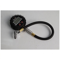 Manomètre numérique robuste pour gonflage de pneus 255 PSI avec embout de gonflage pour le service de pression des pneus de camions commerciaux