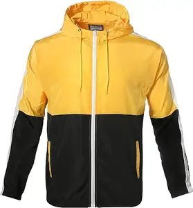 New Arrival Men's Windbreaker Jacket And Short Set Custom Logo Nylon Waterproof Jackets Windbreaker For Men