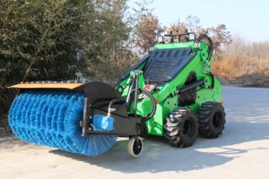 Trung Quốc Hengtian TY323 Hot Bán CE Phê Duyệt Nhỏ Loader Skid Chỉ Đạo Đường Tuyết Quét - Product Image 2