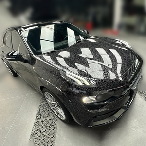 Phim dán mui xe ô tô chất liệu sợi carbon thật, vân twill, màu đen mờ cao cấp 3D 7D, bóng cao, phổ biến, 5D - Product Image 3