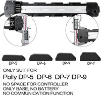 Plaque de montage de batterie pour vélo électrique Polly DP-5/6/7/9 sans espace pour contrôleur (34x6.5x2cm)