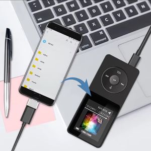 Pemutar Musik Mp3 Baru dengan Layar LCD, Speaker Terpasang, Penerima Audio Nirkabel Bt Portabel untuk Berolahraga - Product Image 3