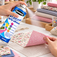 Colle adhésive en spray repositionnable pour l'art et l'artisanat, séchage rapide, sans acide, incolore, pour papier, tissu, cuir, liège, bricolage, Australie