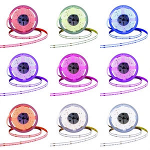 COB LED Strip DC 24V Super Bright LED Strip Lights 784Leds/M Chips Dimmable <b>RGB</b> COB Flexible Indoor LED Strip - Product Image 1