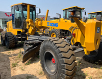 Niveleuse de terrain d'occasion XCMG pour la construction de routes en montagne, en zones rurales, et la réalisation de travaux d'aménagement agricole et de lutte contre les inondations