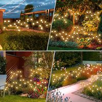 Lampes solaires d'extérieur étanches, lot de 4 avec 32 LED, décoration de jardin et de terrasse, cadeaux uniques pour femmes et grands-parents