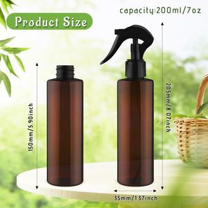 Hot Selling 100ml 250ml 300ml 500ml for White Recycled Plastic <b>Spray</b> Bottle with Pump Sprayer and Screen Printing - Product Image 2