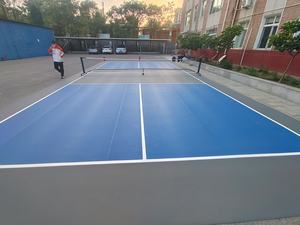 Tapis de rouleau de sol Portable Pickleball Court Installation facile Nouveau matériau Plancher de rouleau de Pickleball Plancher de sport - Product Image 4