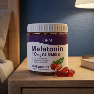 Wholesale Adult Sleep Gummies <b>Melatonin</b> Vegan Supplements OEM 5mg <b>10mg</b> Gaba L-theanine Natural Memory Improvement Teenagers 2 - Product Image 3