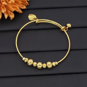 Pulsera de Cuentas Chapada en Oro de 24K para Mujer JXX con Colgante de Circonita de Colores, Accesorio de Boda, Brazalete Moderno - Product Image 6