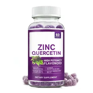 Fast Delivery Zinc Quercetin Gummies Vegan Mineral Gummies Dietary Supplement For Cardiovascular & Respiratory Health