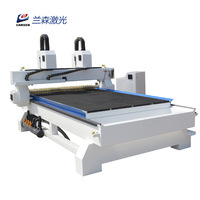Machines de gravure et de découpe CNC à double tête pour le bois, le PVC, les meubles, la publicité et la sculpture